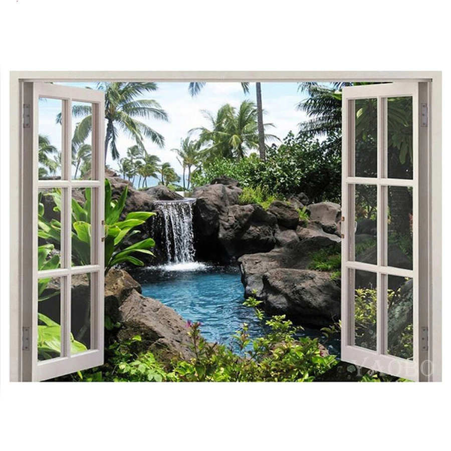 5d DIY Diamond Painting Window Spa,full Diamond Embroidery natural scenery Cross Stitch,almaznaya,rhinestone Decorative
5d DIY Diamond Painting Window Spa,full Diamond Embroidery natural scenery Cross Stitch,almaznaya,rhinestone Decorative