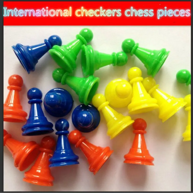 10 PCs / Set 2018 Foreign Trade Hot International Checkers Game of Chess Color Hollow Plastic Checkers Chess Pieces
10 PCs / Set 2018 Foreign Trade Hot International Checkers Game of Chess Color Hollow Plastic Checkers Chess Pieces