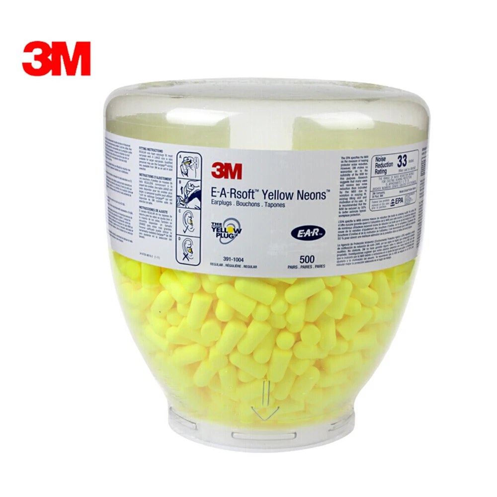 500 Pairs 3M Soft Ear Plugs Yellow Neons One Touch Refill Earplugs Disposable Uncorded 391-1004 Ear Protection Anti-Noise Safety
500 Pairs 3M Soft Ear Plugs Yellow Neons One Touch Refill Earplugs Disposable Uncorded 391-1004 Ear Protection Anti-Noise Safety