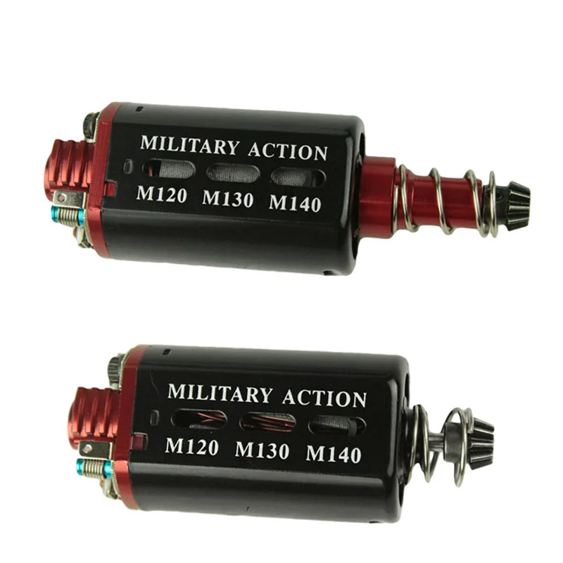Heat dissipation Type High Speed AEG Motor Long/Short Axis for Airsoft AK M16/M4/MP5/G3/P90 AEG Fits for M120 M130 M140 Spring
Heat dissipation Type High Speed AEG Motor Long/Short Axis for Airsoft AK M16/M4/MP5/G3/P90 AEG Fits for M120 M130 M140 Spring