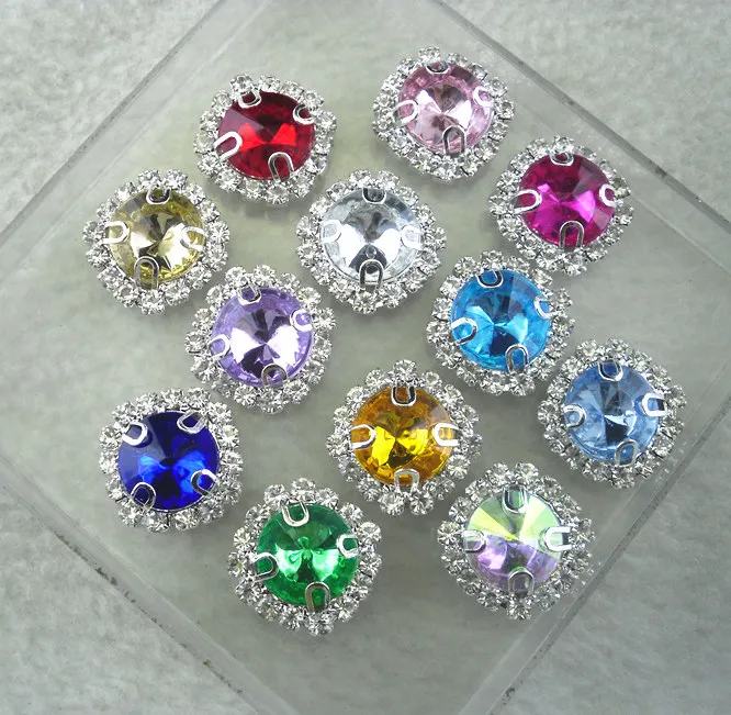middle 12mm resin around 2mm clear glass faceted crystal silver metal claw handmade sew flat black rhinestones applique 10pcs
middle 12mm resin around 2mm clear glass faceted crystal silver metal claw handmade sew flat black rhinestones applique 10pcs