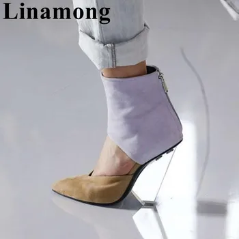Hottest Sell Summer Strange Heel Sexy High Heel Abd Pointed Toe PVC Ankle Boots Fashion Women Shoes Mixed Color 8CM
Hottest Sell Summer Strange Heel Sexy High Heel Abd Pointed Toe PVC Ankle Boots Fashion Women Shoes Mixed Color 8CM