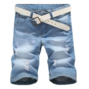 New Fashion Men's Ripped Short Jeans Slim Fit Summer Cotton Breathable Shorts Denim shorts
New Fashion Men's Ripped Short Jeans Slim Fit Summer Cotton Breathable Shorts Denim shorts
