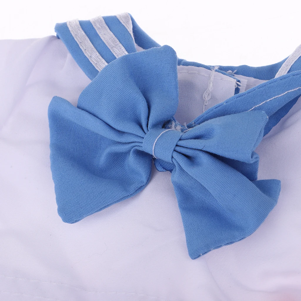 Lovely College Style School Uniform Suit Blue Pleated Skirt Tops Stocking For 1/3 BJD Fashion Girl Dolls Dress-up Accessories Lovely College Style School Uniform Suit Blue Pleated Skirt Tops Stocking For 1/3 BJD Fashion Girl Dolls Dress-up Accessories