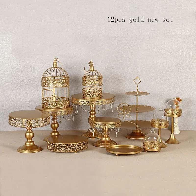 Gold wedding Cake Stand Set white Crystal Metal Cupcake decorations Dessert Pedestal Party Display Table Decorations 4-18Piece
Gold wedding Cake Stand Set white Crystal Metal Cupcake decorations Dessert Pedestal Party Display Table Decorations 4-18Piece