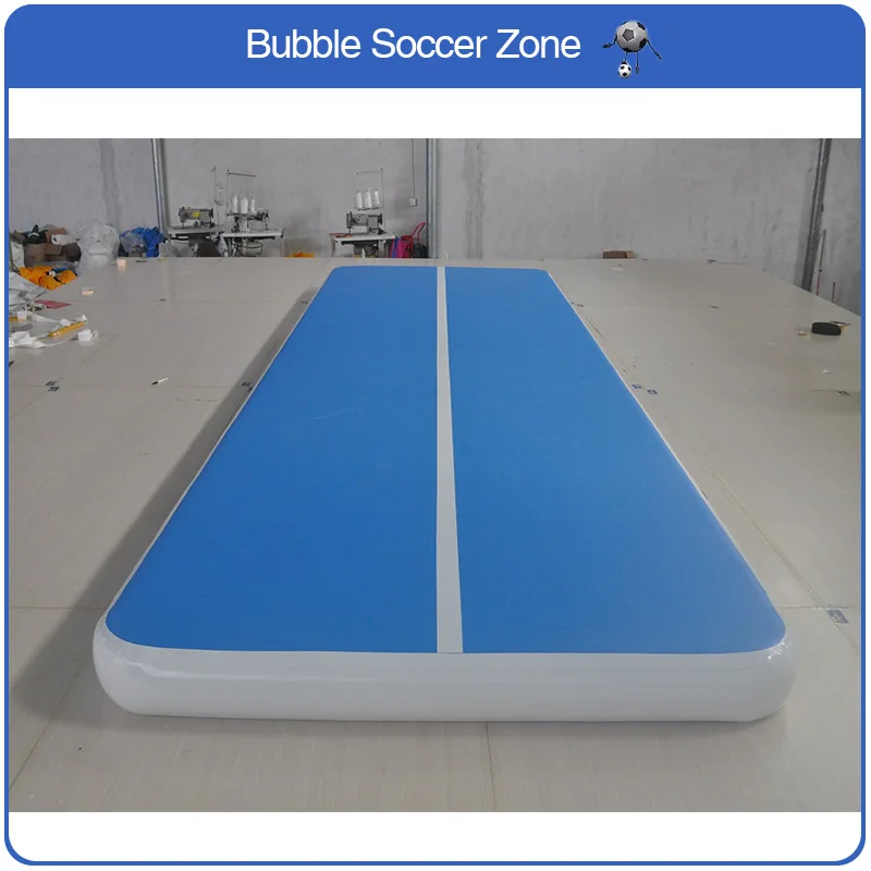 

Free Shipping 6x2x0.2m Blue Inflatable Cheap Gymnastics Mattress Gym Tumble Airtrack Floor Tumbling Air Track For Sale