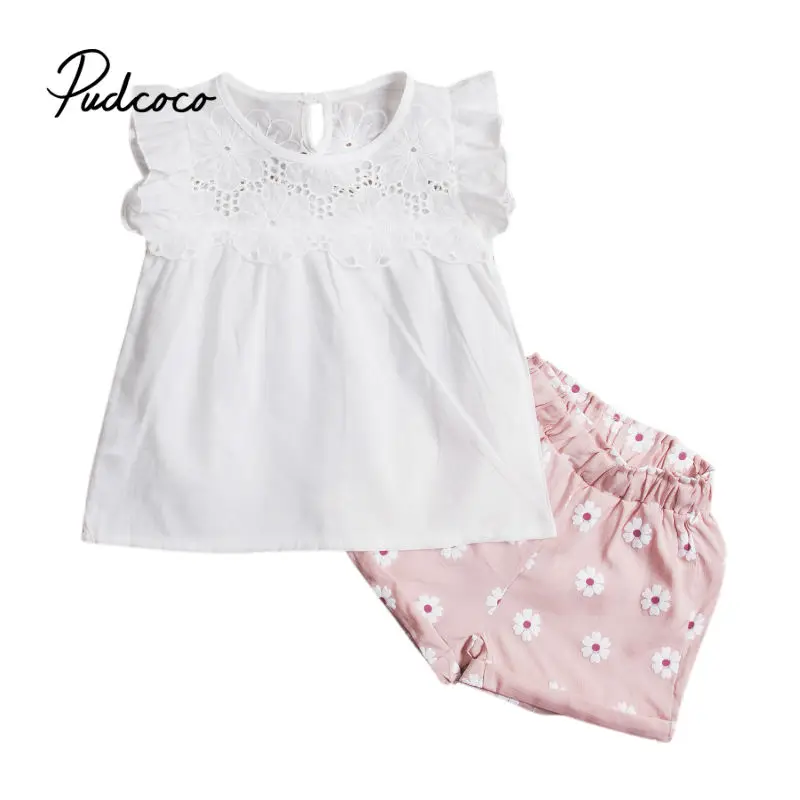 pudcoco 2019 Summer Cute 2PCS Toddler Kids Baby Girls Princess Outfits White Blouse Tops+Shorts Pants Clothes Set Dropshipping
pudcoco 2019 Summer Cute 2PCS Toddler Kids Baby Girls Princess Outfits White Blouse Tops+Shorts Pants Clothes Set Dropshipping
