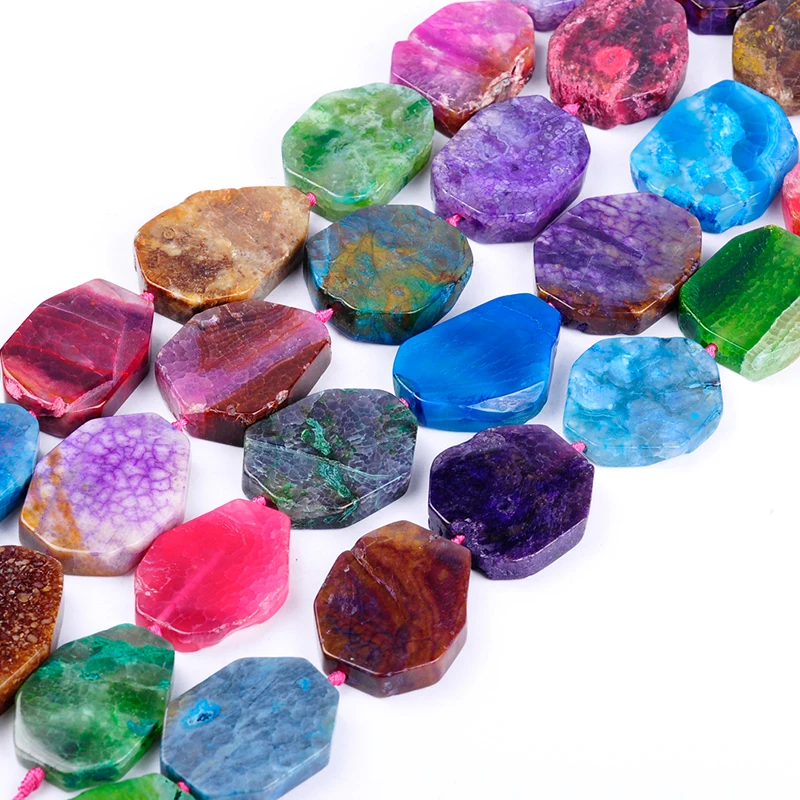 Top quality semi-precious multicolor irregular quartz crack Natural Agata stone beads DIY jewelry making for jewelry crafts
Top quality semi-precious multicolor irregular quartz crack Natural Agata stone beads DIY jewelry making for jewelry crafts
