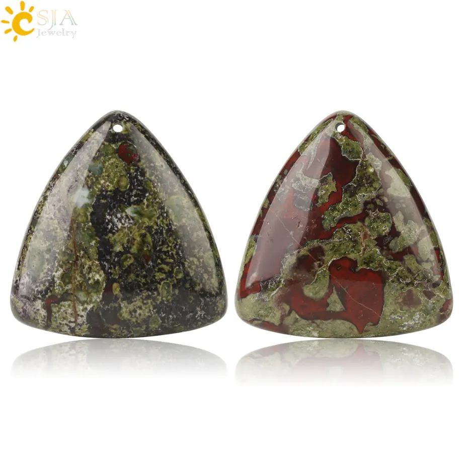 CSJA Natural Stone Dragon Bloodstone Pendant Fit DIY Necklace Water Drop Oval Triangle Cabochon Beads for Women Men Jewelry G116
CSJA Natural Stone Dragon Bloodstone Pendant Fit DIY Necklace Water Drop Oval Triangle Cabochon Beads for Women Men Jewelry G116