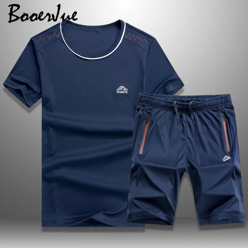 M-6XL Mens Tracksuit Set Summer Casual Sporting Quick-Drying Short Sets Men T Shirts + Shorts Sweatsuit 2 Piece Set Track Suit
M-6XL Mens Tracksuit Set Summer Casual Sporting Quick-Drying Short Sets Men T Shirts + Shorts Sweatsuit 2 Piece Set Track Suit