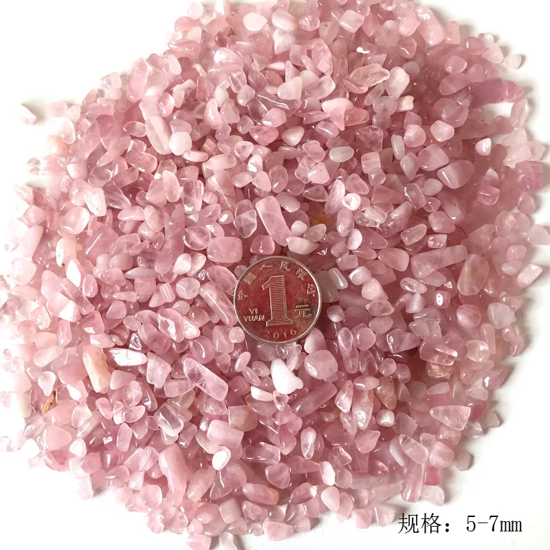5-7mm Natural Pink Rose Quartz Crystal Gravel Stone Rock Chips Lucky Healing Natural Quartz Crystals 50g
5-7mm Natural Pink Rose Quartz Crystal Gravel Stone Rock Chips Lucky Healing Natural Quartz Crystals 50g