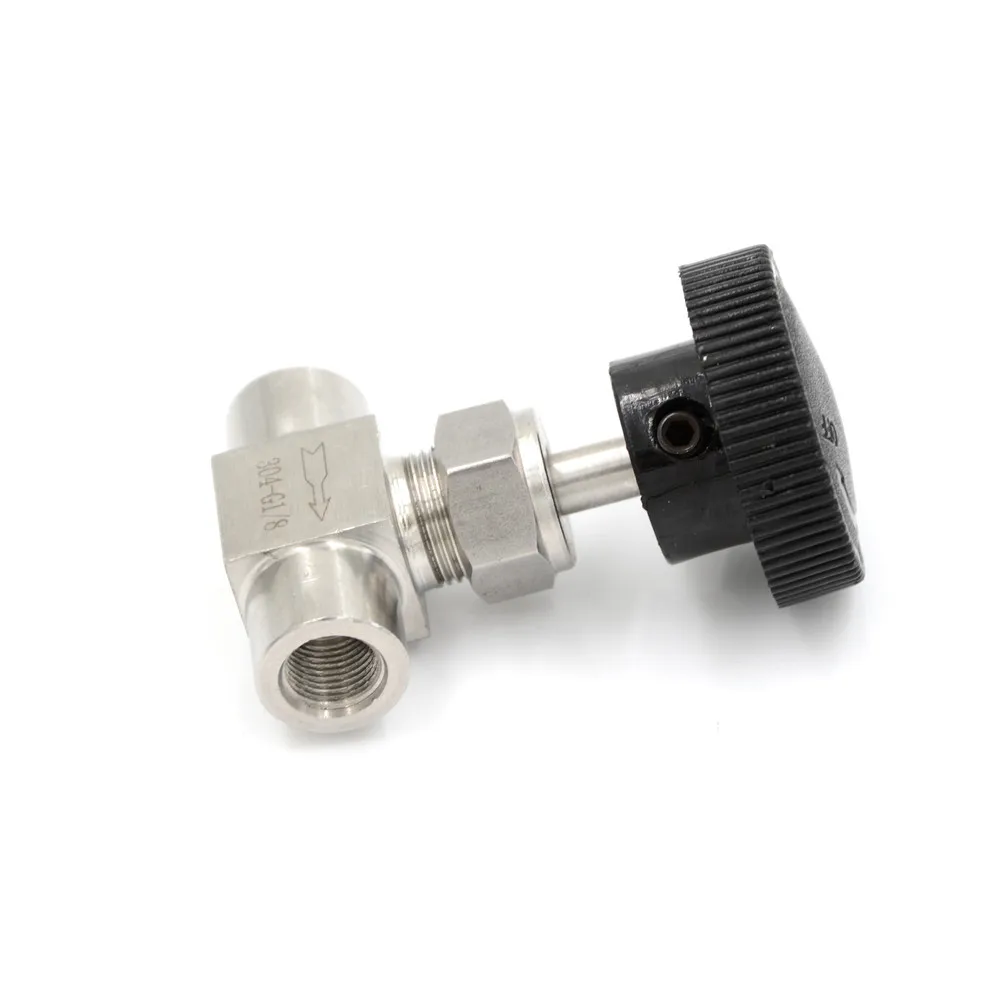 Stainless Steel Flow Control shut off valve Needle Valve 915 PSI Water Gas Oil 3 Size 1/4" 3/8" 1/8" BSP Equal female Thread 304
Stainless Steel Flow Control shut off valve Needle Valve 915 PSI Water Gas Oil 3 Size 1/4" 3/8" 1/8" BSP Equal female Thread 304