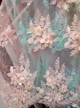 New Arrival LJY-32103 High Quality African French net Lace Fabric 3d flower With beads Tulle Lace Fabric For Big Occasion
New Arrival LJY-32103 High Quality African French net Lace Fabric 3d flower With beads Tulle Lace Fabric For Big Occasion