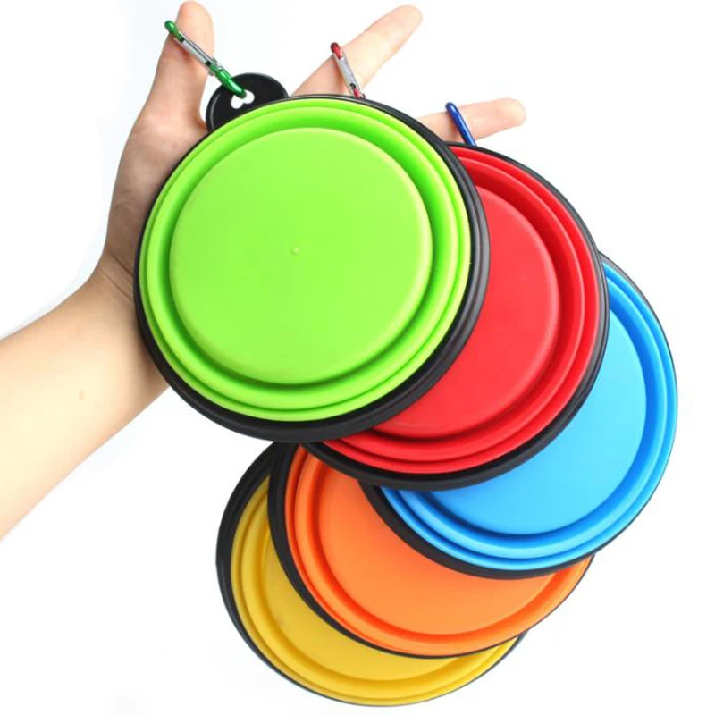 Foldable Silicone Dog Bowl Pet Food Tray Water Feeder Dish with Hook Outdoor Travel Training Toy Cheap Dog Feeding Products
Foldable Silicone Dog Bowl Pet Food Tray Water Feeder Dish with Hook Outdoor Travel Training Toy Cheap Dog Feeding Products