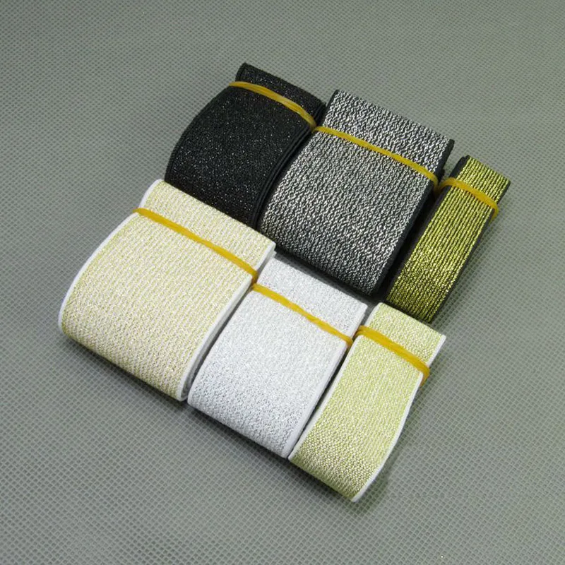 quality elastic band / gold and silver wide elastic band / wide belt decoration with 2-6cm accessories
quality elastic band / gold and silver wide elastic band / wide belt decoration with 2-6cm accessories