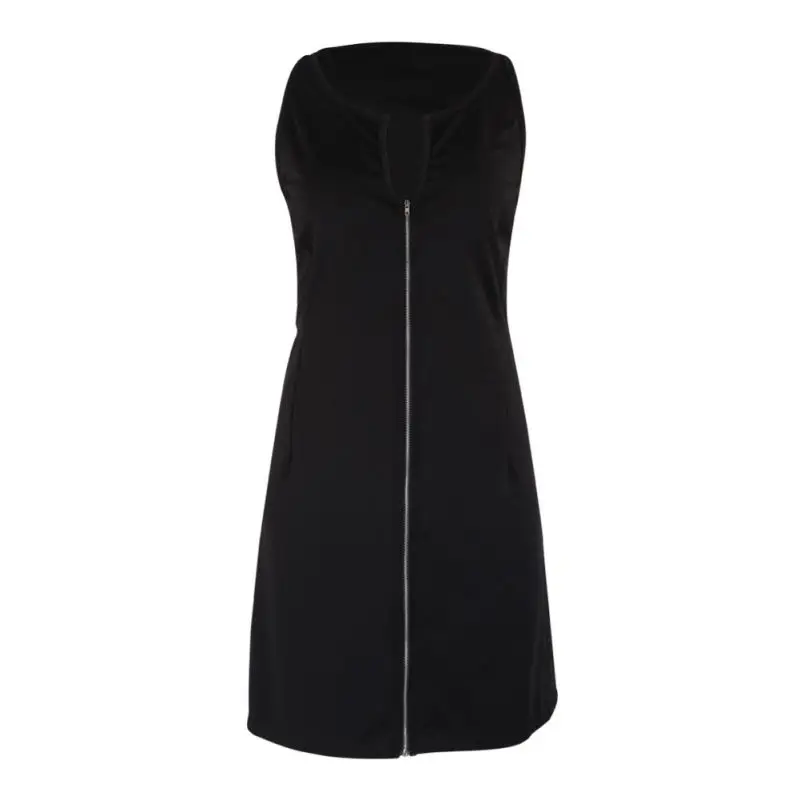 Women Large Size Zipper Sleeveless Evening Party Bodycon Mini Dress 2018 Summer Dress
Women Large Size Zipper Sleeveless Evening Party Bodycon Mini Dress 2018 Summer Dress