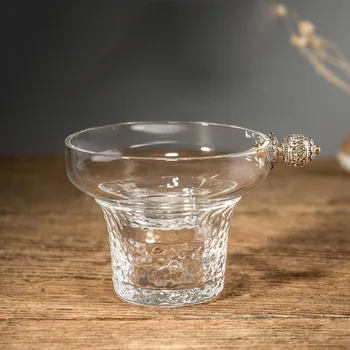 Creative Transparent Heat-resistant Glass Tea Strainer Household Tea Ceremony Exquisite Accessories Tieguanyin Green Tea Filters
Creative Transparent Heat-resistant Glass Tea Strainer Household Tea Ceremony Exquisite Accessories Tieguanyin Green Tea Filters