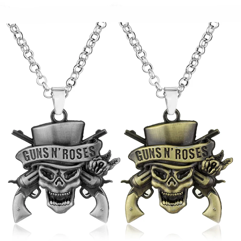 dongsheng Jewelry Guns N 'Roses Logo Pendant Necklace Metal Figure Men Jewelry Accessories Necklace for Guns N'Roses Fans-30
dongsheng Jewelry Guns N 'Roses Logo Pendant Necklace Metal Figure Men Jewelry Accessories Necklace for Guns N'Roses Fans-30