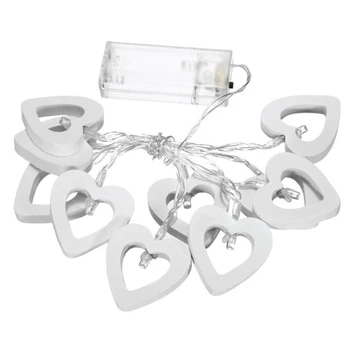 10 LED String Lights Wooden Heart Shape Lamp for Festival Party Wedding Home Decoration QJS Shop
10 LED String Lights Wooden Heart Shape Lamp for Festival Party Wedding Home Decoration QJS Shop