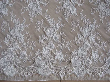 Good quality french lace fabric Cord lace fabric bridal lace fabric for Wedding Dress 3meter per pc
Good quality french lace fabric Cord lace fabric bridal lace fabric for Wedding Dress 3meter per pc