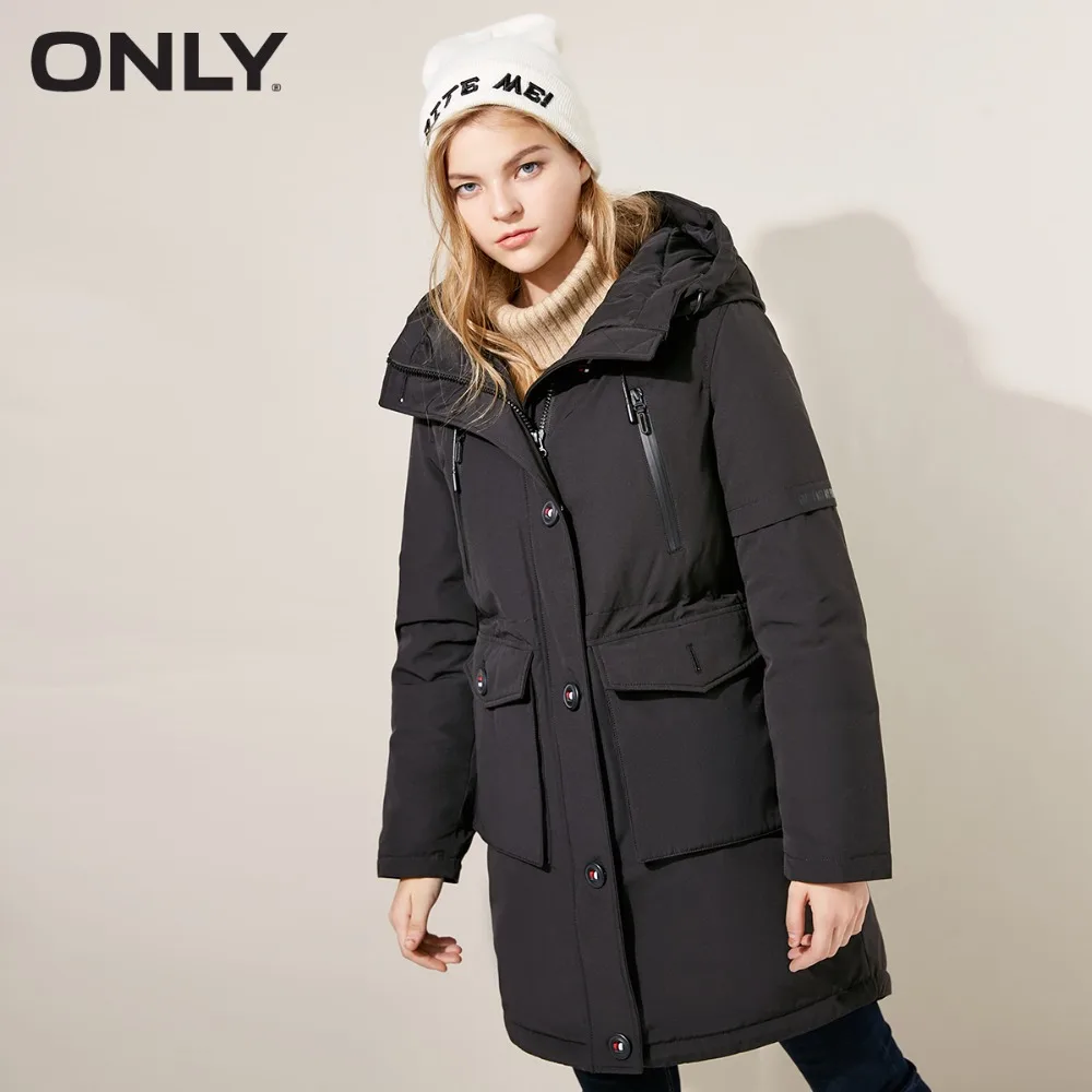 ONLY womens' winter new edgy button pocket hooded down jacket Contrast button decoration Practical hood design|118312593
ONLY womens' winter new edgy button pocket hooded down jacket Contrast button decoration Practical hood design|118312593