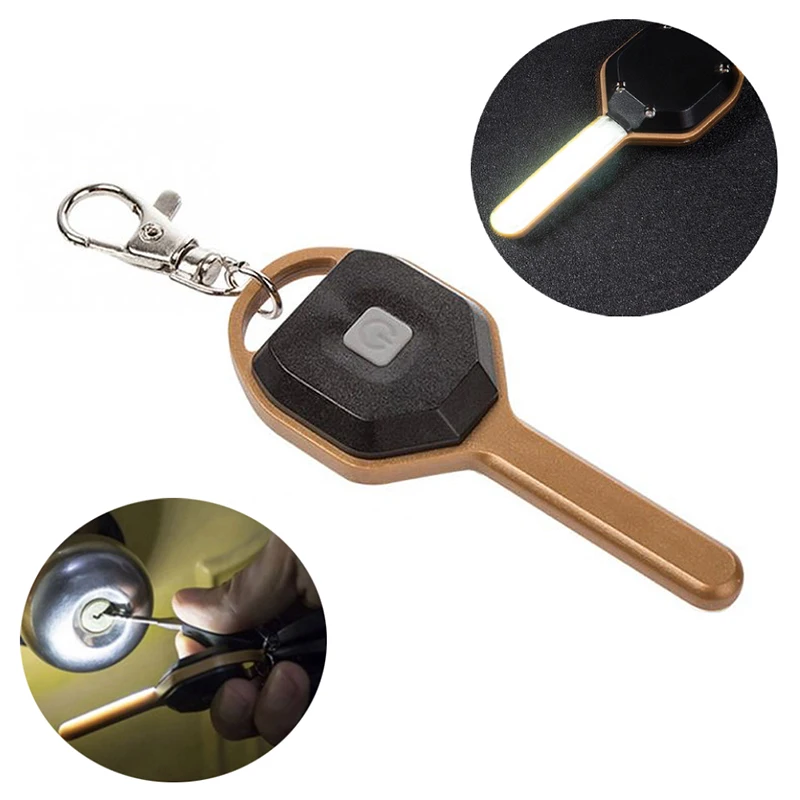 Mini LED Waterproof Flashlight Light Mini Key Shape Keychain plastic Lamp Torch Emergency Camping Light Night Unlocking Light
Mini LED Waterproof Flashlight Light Mini Key Shape Keychain plastic Lamp Torch Emergency Camping Light Night Unlocking Light