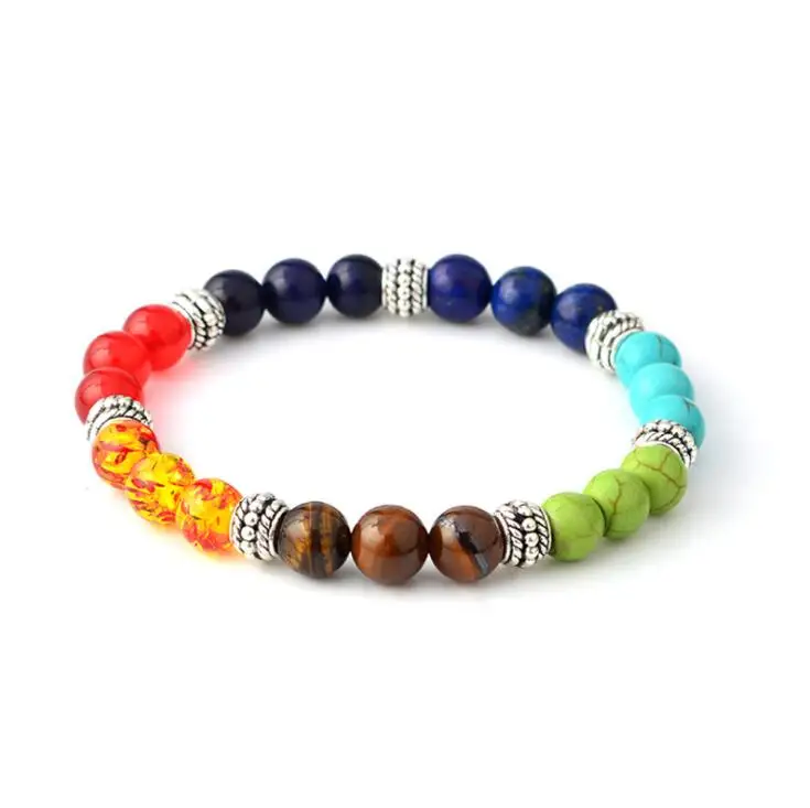 2018 New Multicolor 7 Chakra Healing Balance Beads Bracelet Yoga Life Energy Natural Stone Bracelet Women Men Casual Jewelry
2018 New Multicolor 7 Chakra Healing Balance Beads Bracelet Yoga Life Energy Natural Stone Bracelet Women Men Casual Jewelry