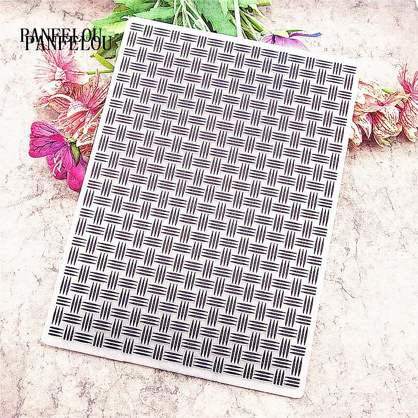 PANFELOU Cross the line Embossing folders Plastic For Scrapbooking DIY Template Fondant Cake Photo Album Card Making
PANFELOU Cross the line Embossing folders Plastic For Scrapbooking DIY Template Fondant Cake Photo Album Card Making