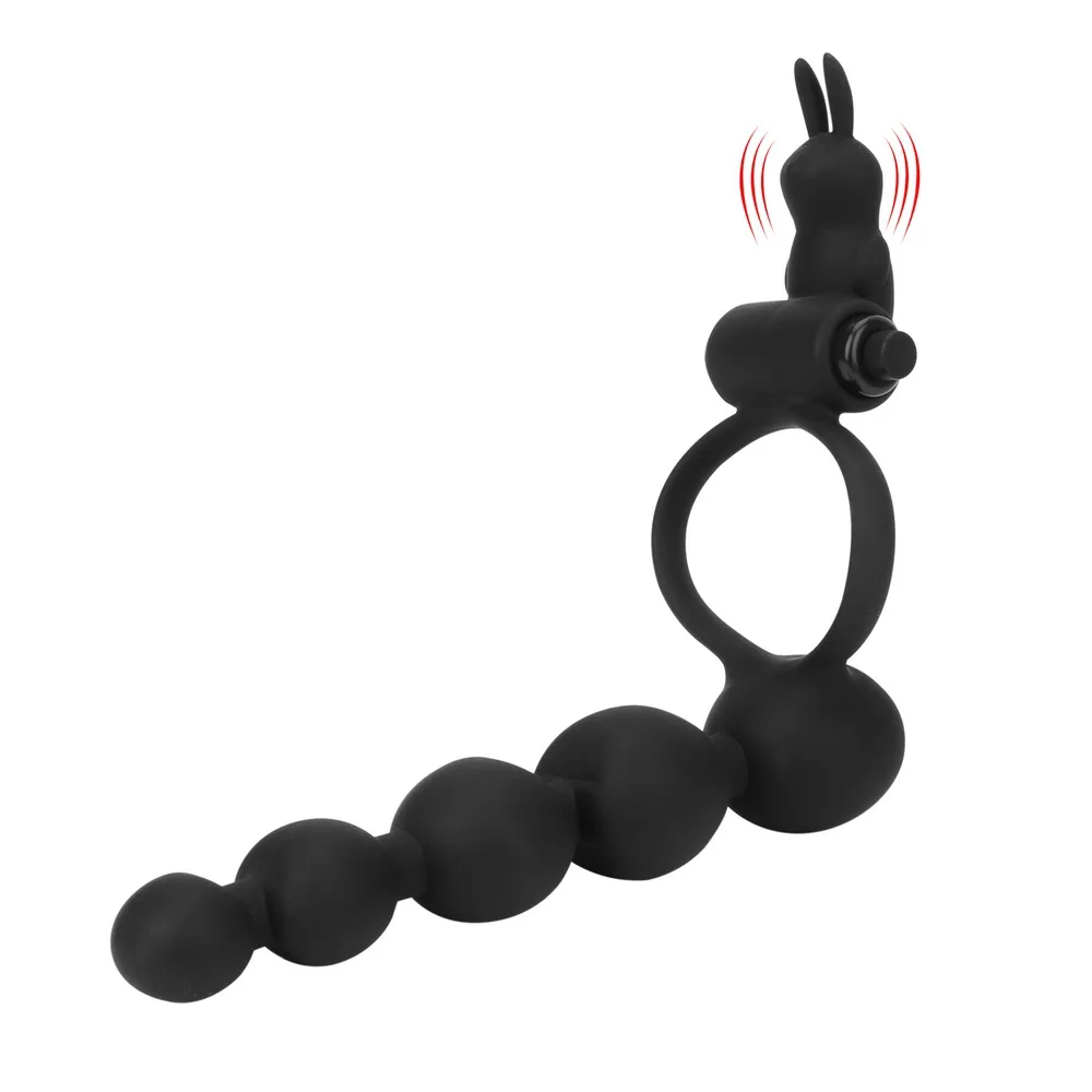 Фаллоимитатор Strap-on-me Dildo Plug Balls L 16 см, черный 6016442 - Strap-on-me - Для страпонов с кольцом - Купить