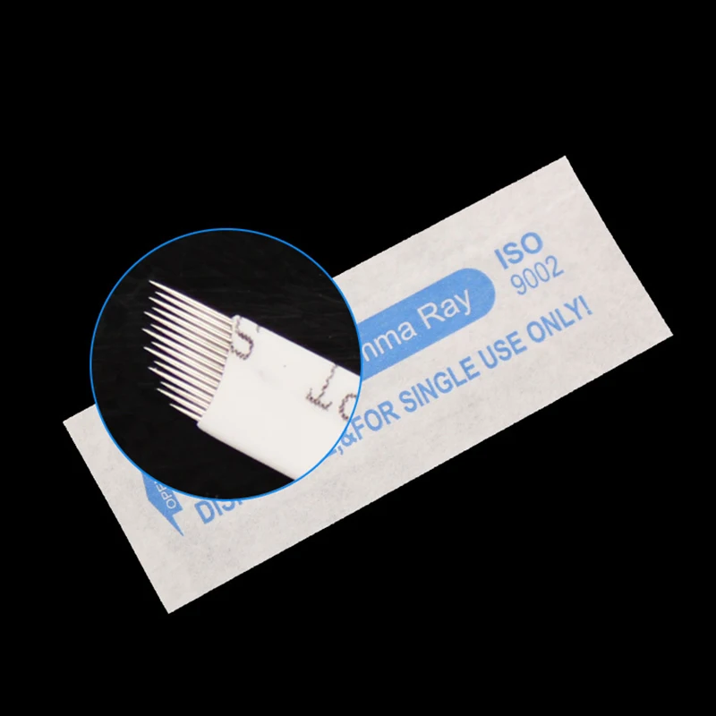 200pcs eyebrow needle 14 pin disposable lamina microblading blades for Manual tattoo pen Stainless Steel 14 ware flex needles
200pcs eyebrow needle 14 pin disposable lamina microblading blades for Manual tattoo pen Stainless Steel 14 ware flex needles
