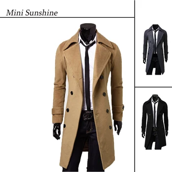 Fashion Long Woolen Coats Men Double-Breasted Jacket High Quality Overcoats Winter Warm Business German Gothic Clothing z30
Fashion Long Woolen Coats Men Double-Breasted Jacket High Quality Overcoats Winter Warm Business German Gothic Clothing z30