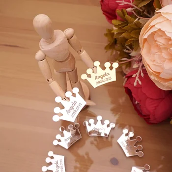 30Pieces/Lot Custom Mirror 4cm Customized Acrylic Birthday Concept With Baby Name and Date Party Guest Gift
30Pieces/Lot Custom Mirror 4cm Customized Acrylic Birthday Concept With Baby Name and Date Party Guest Gift
