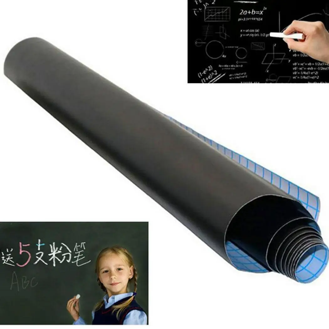 PVC Black Adhesive Chalkboard Stickers Removable Casual Above 3 Years Graffiti Writing Square Board Wall
PVC Black Adhesive Chalkboard Stickers Removable Casual Above 3 Years Graffiti Writing Square Board Wall