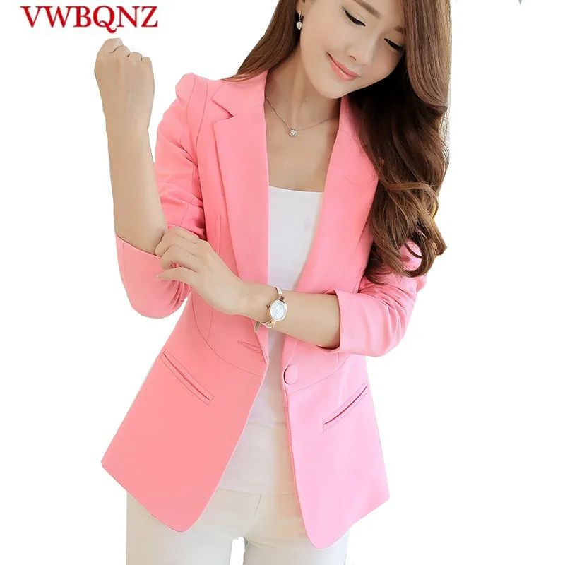 2018 Autumn Women Blazers And Jackets Long Sleeve Slim Business Suit One Button White Black Women Jacket Blazer Plus size 2XL
2018 Autumn Women Blazers And Jackets Long Sleeve Slim Business Suit One Button White Black Women Jacket Blazer Plus size 2XL
