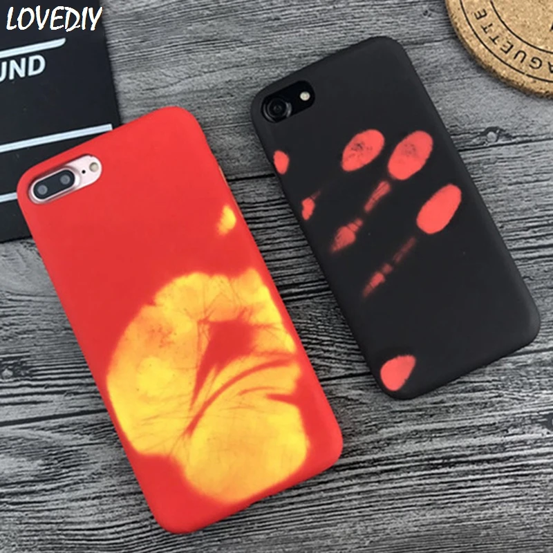 Thermal Heat Induction phone Case For iphone 5 5S SE 6 7 8 S Plus X XS Max xR Case Fashion protective Silicone Back Coque Cover
Thermal Heat Induction phone Case For iphone 5 5S SE 6 7 8 S Plus X XS Max xR Case Fashion protective Silicone Back Coque Cover
