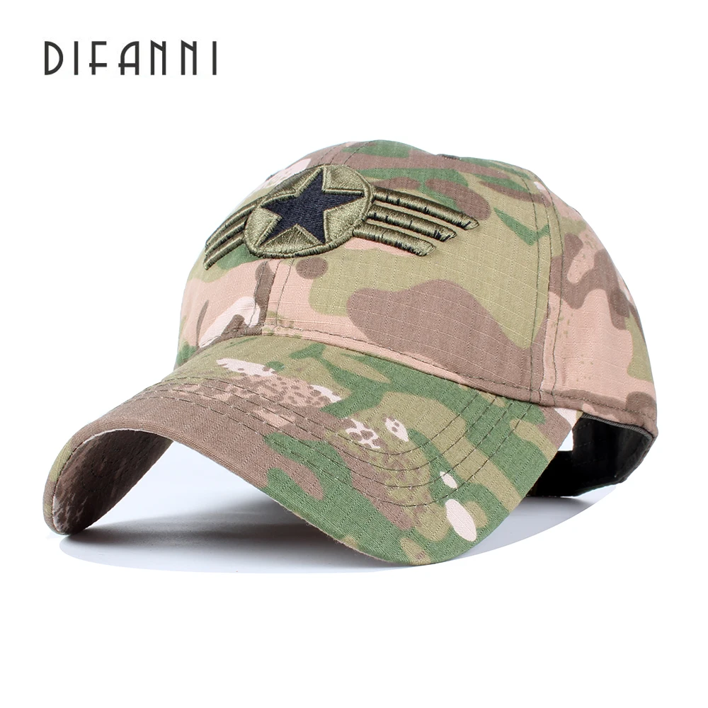 Difanni High Quality US Army Pentagram Tactical Caps Mens Brand baseball cap US swat camo camouflage hats snapback cap Gorras
Difanni High Quality US Army Pentagram Tactical Caps Mens Brand baseball cap US swat camo camouflage hats snapback cap Gorras