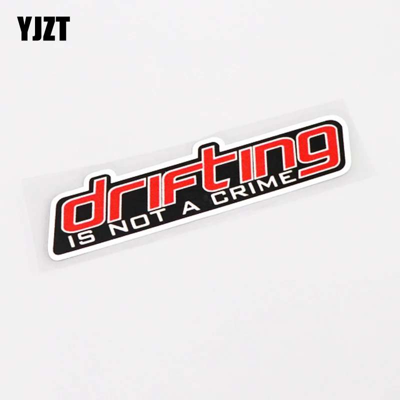 YJZT 12CM*2.7CM Fashion Reflective JDM Driftting Is Not A Crime Car Sticker Decal PVC 13-0669
YJZT 12CM*2.7CM Fashion Reflective JDM Driftting Is Not A Crime Car Sticker Decal PVC 13-0669