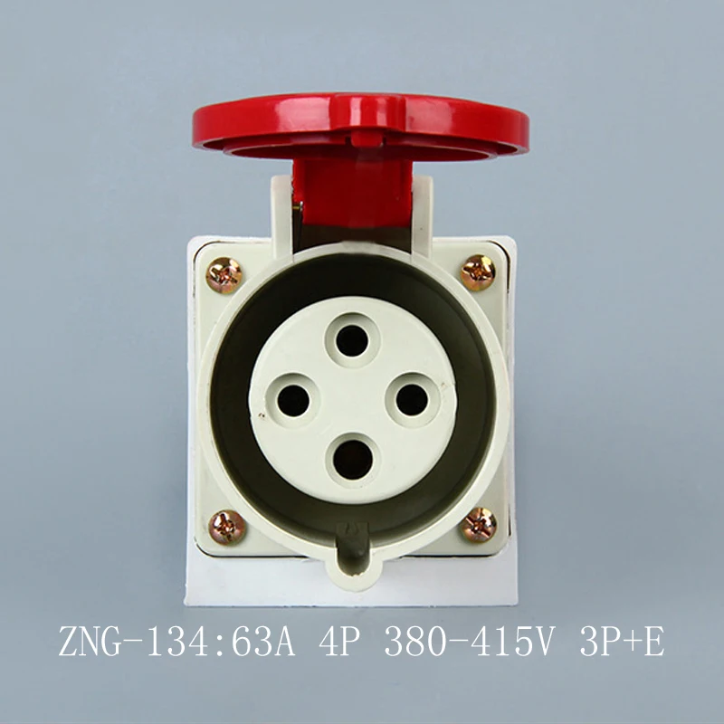 ZNG-133 3P 250V 4P/5P ZNG-134 ZENG-135 380V 63A Industrial Sockets Plug Outlets for Complete Set of Equipment
ZNG-133 3P 250V 4P/5P ZNG-134 ZENG-135 380V 63A Industrial Sockets Plug Outlets for Complete Set of Equipment