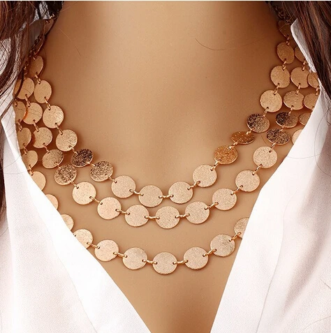 Fashion ZA Bohemian Bead statement Necklaces For Women Elegent Collares multi-layer Chain necklaces Collars Wedding Party Gifts
Fashion ZA Bohemian Bead statement Necklaces For Women Elegent Collares multi-layer Chain necklaces Collars Wedding Party Gifts