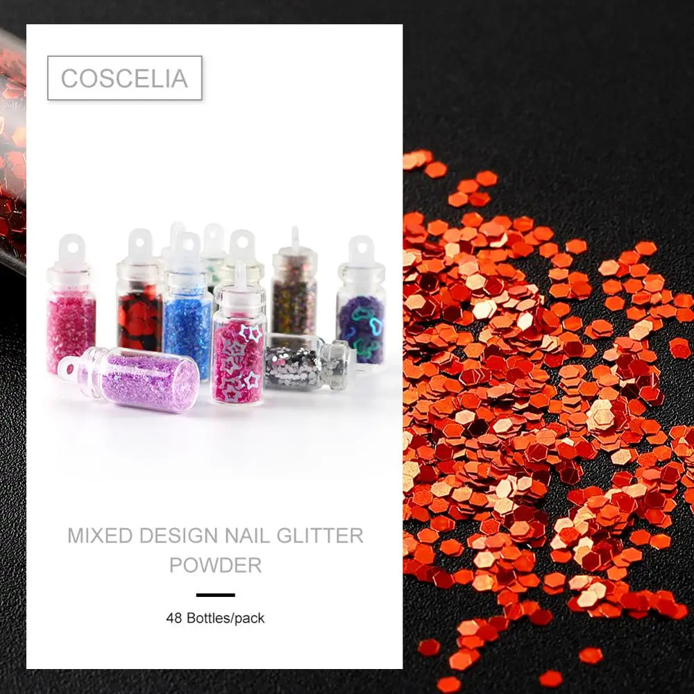 48 pcs Mini Bottles Multi Size Nail Rhinestones Mixed Colors Crystal 3D Charm Gems DIY Manicure Nail Art Decorations
48 pcs Mini Bottles Multi Size Nail Rhinestones Mixed Colors Crystal 3D Charm Gems DIY Manicure Nail Art Decorations