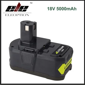 Eleoption 18V 5000mAh Li-Ion Rechargeable Battery For Ryobi P108 RB18L40 P2000 P310 For Ryobi for ONE+ BIW180
Eleoption 18V 5000mAh Li-Ion Rechargeable Battery For Ryobi P108 RB18L40 P2000 P310 For Ryobi for ONE+ BIW180