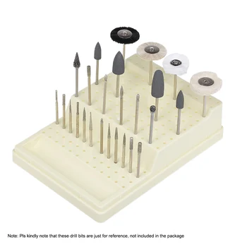 168 Holes Plastic Dental Bur Stand Organizer Container Dental Drill Bit Holder Transparent Cover Dental Accessory Displayer Tool
168 Holes Plastic Dental Bur Stand Organizer Container Dental Drill Bit Holder Transparent Cover Dental Accessory Displayer Tool