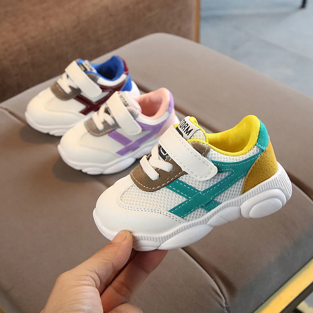 Children Baby Girls Boys Sneaker Shoes Mesh Petchwork Running Sport Casual Boys Girls Baby Breathable Anti-slip Kids Shoes 2019
Children Baby Girls Boys Sneaker Shoes Mesh Petchwork Running Sport Casual Boys Girls Baby Breathable Anti-slip Kids Shoes 2019