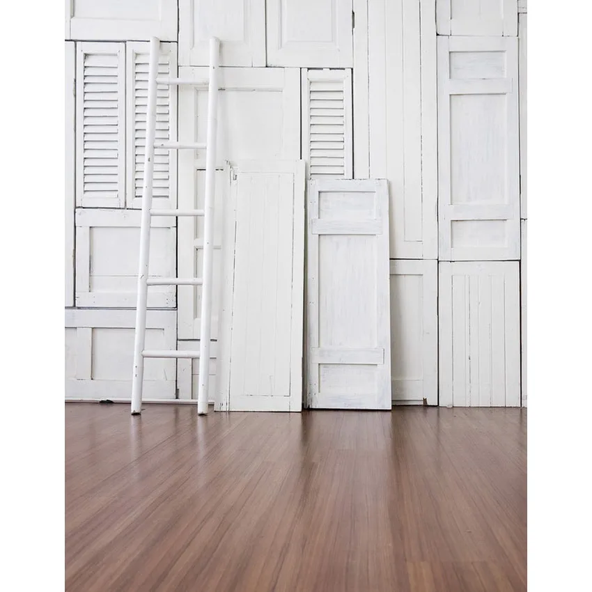 TR 5x7FT White Wood Wall Ladder Wooden Floor Custom Wedding Photo Studio Backdrops Backgrounds Banner Vinyl Cloth 220cm x 150cm
TR 5x7FT White Wood Wall Ladder Wooden Floor Custom Wedding Photo Studio Backdrops Backgrounds Banner Vinyl Cloth 220cm x 150cm