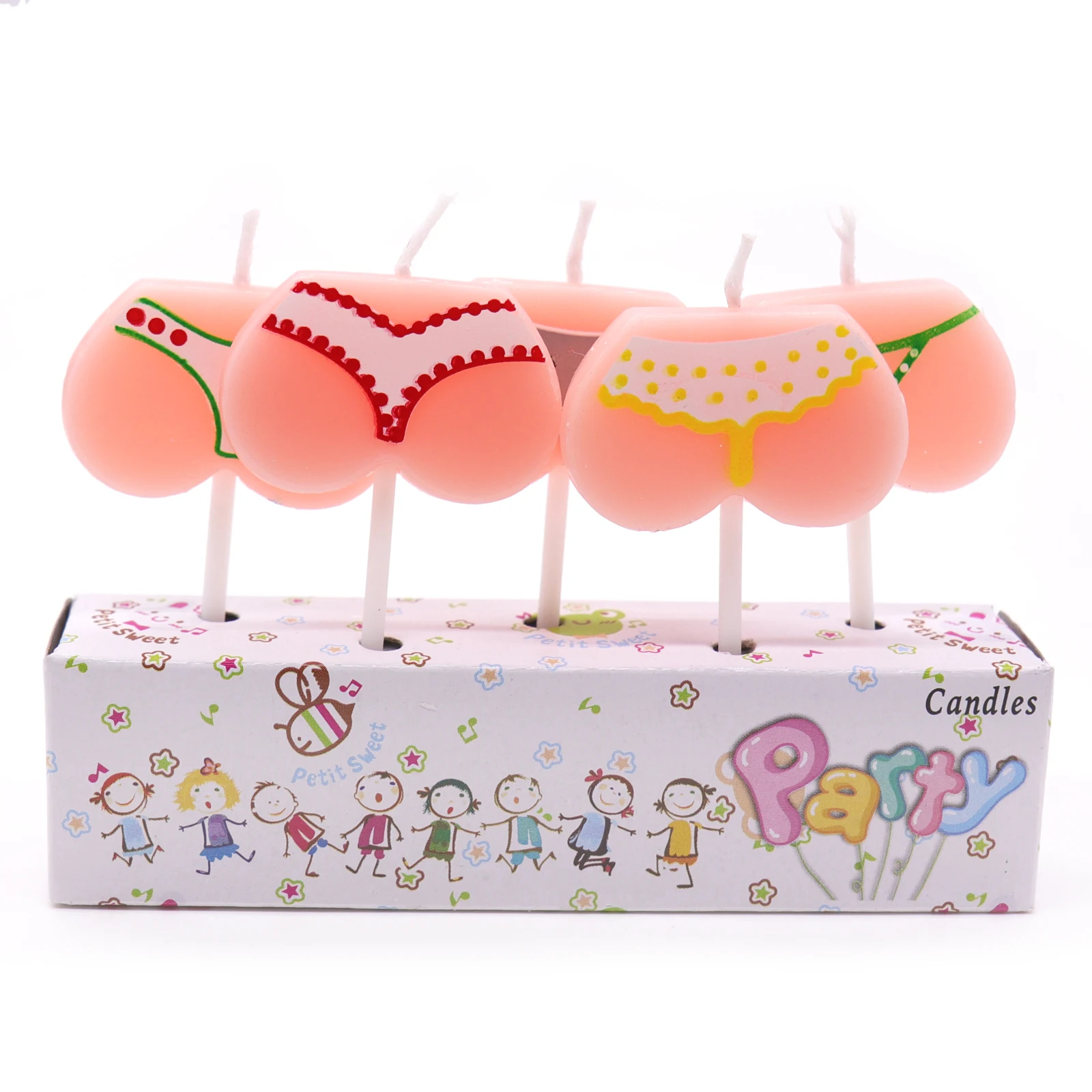 5pcs/set Bachelorette party Bra candles Hawaii party cake decoration Bikini candles Creative Party DIY decorations supplies
5pcs/set Bachelorette party Bra candles Hawaii party cake decoration Bikini candles Creative Party DIY decorations supplies