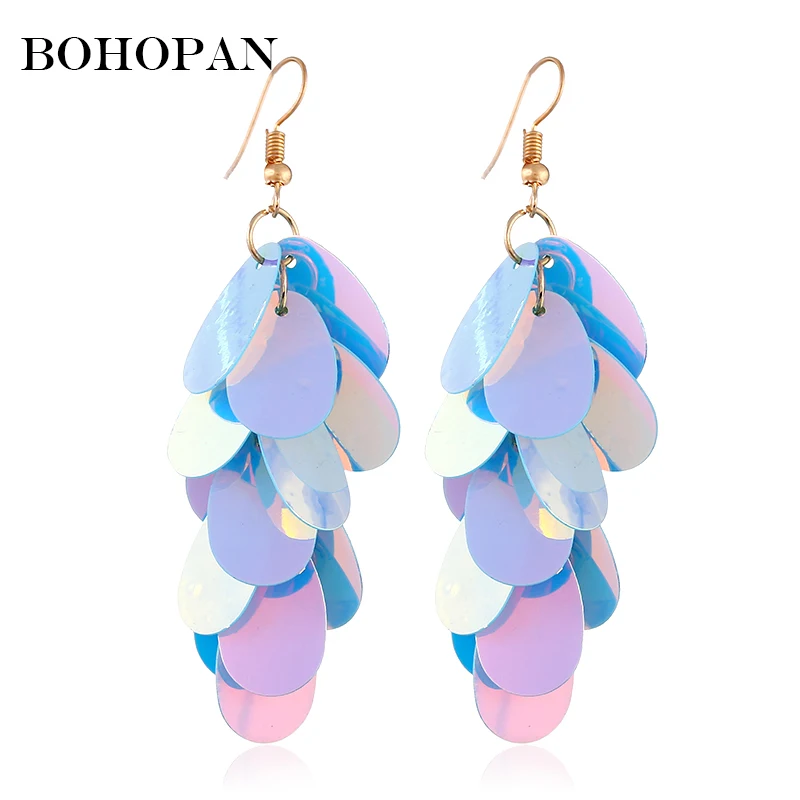 2018 Summer Women Simple Sequins Drop Earrings Girl Women Gift Wedding Party Beach Event Fashion Charm Jewelry Accessories
2018 Summer Women Simple Sequins Drop Earrings Girl Women Gift Wedding Party Beach Event Fashion Charm Jewelry Accessories