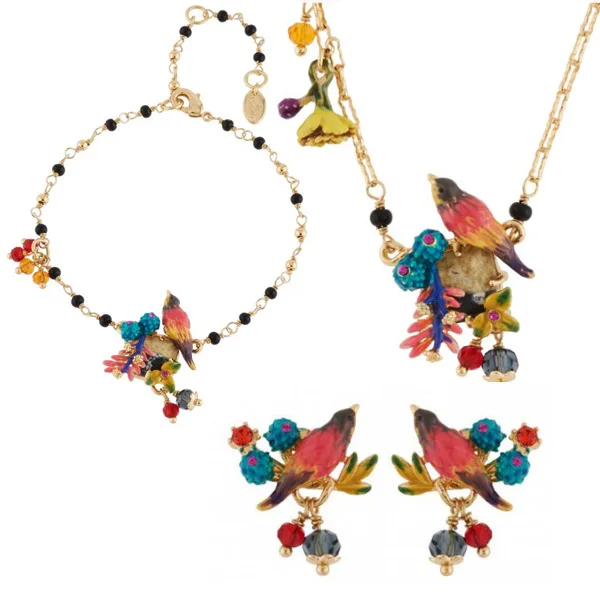 France Dyxytwe Desert Bird Flower Pearl Stud Earring Bracelet necklace For Women Enamel Fine Brand Jewelry
France Dyxytwe Desert Bird Flower Pearl Stud Earring Bracelet necklace For Women Enamel Fine Brand Jewelry