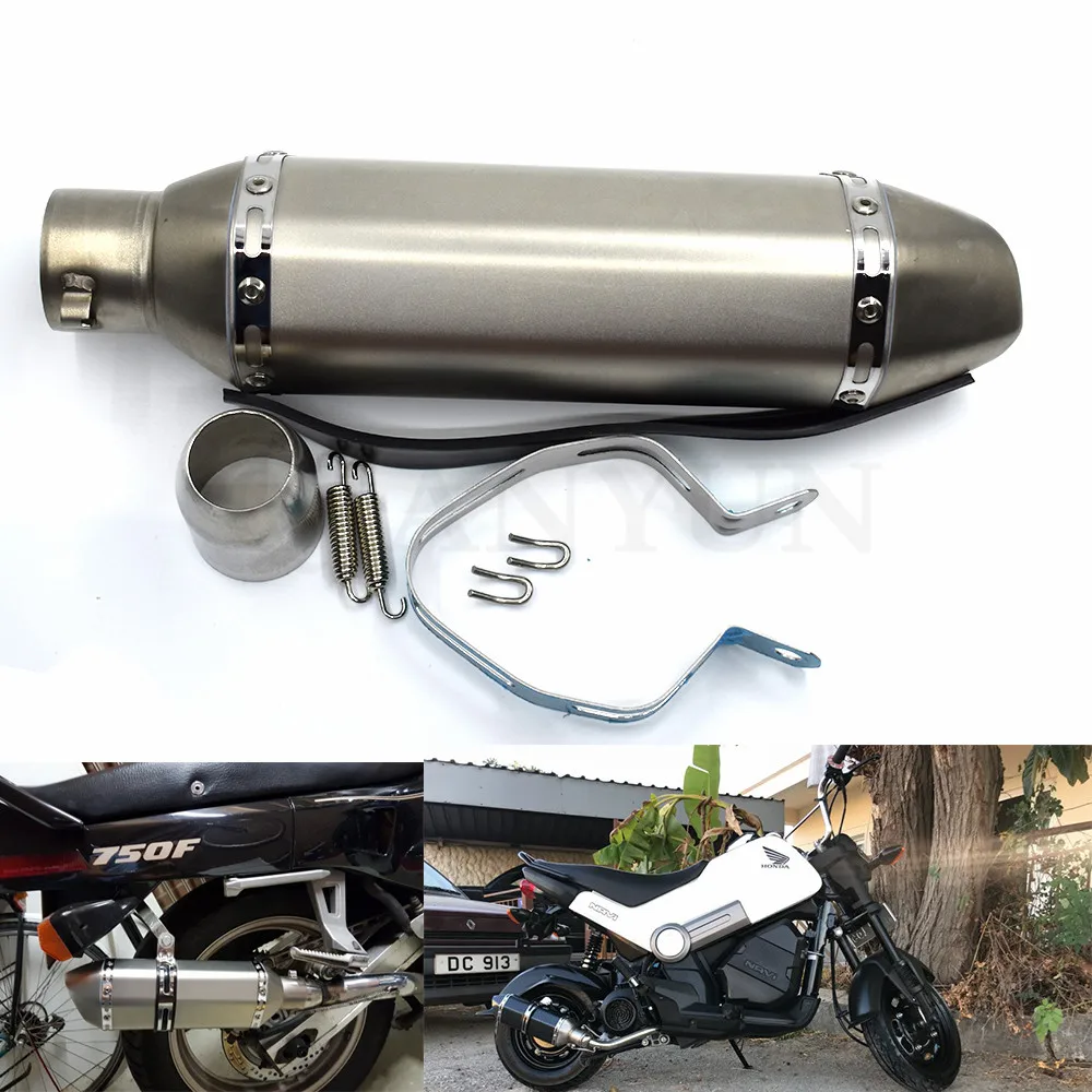 Universal 51MM Motorcycle Exhaust Pipe With Muffler Moto Bike Pot Escape For Yamaha Honda KTM Kawasaki Ducati Slip-on
Universal 51MM Motorcycle Exhaust Pipe With Muffler Moto Bike Pot Escape For Yamaha Honda KTM Kawasaki Ducati Slip-on