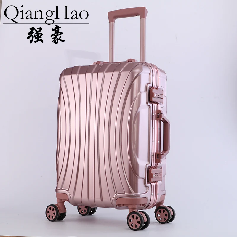 

20''24''26''28'' Business Travel Rolling Luggage Aluminum Frame TSA Lock Spinner Wheels Cabin Suitcase Carry On Trolley