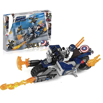Super Heroes Capitan America: escoltas ataque Compatible con Legoing 76123 bloques de construccion ladrillos reunidos Juguetes D
Super Heroes Capitan America: escoltas ataque Compatible con Legoing 76123 bloques de construccion ladrillos reunidos Juguetes D